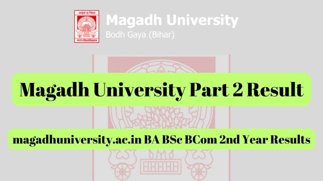 Magadh University Part 2 Result