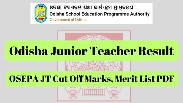 Odisha Junior Teacher Result