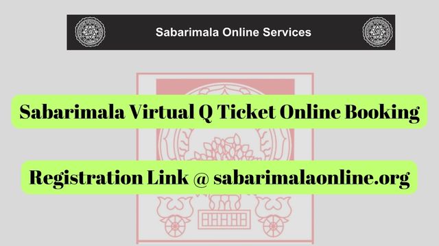 Sabarimala Virtual Q Ticket Online Booking