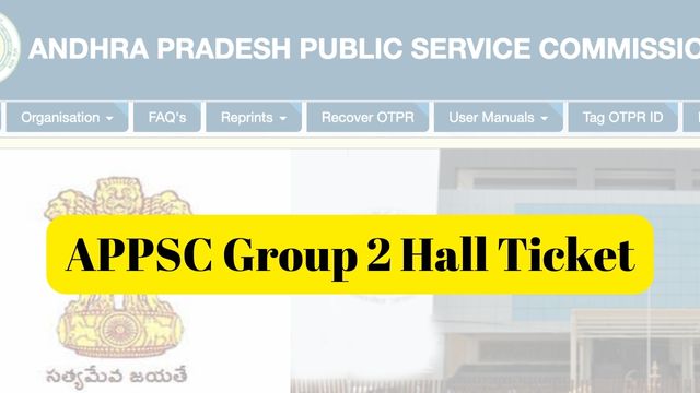 APPSC Group 2 Hall Ticket