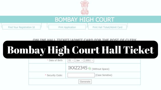 Bombay High Court Hall Ticket
