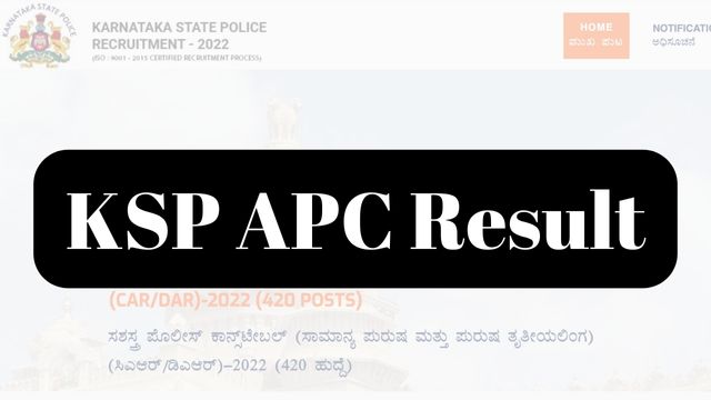 KSP APC Result
