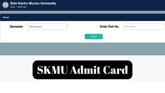 SKMU Admit Card